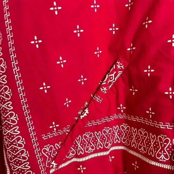 NDG Studio Paris Red  and White Jacket withh Faux Lambskin Interior Lg. - Picture 6 of 13